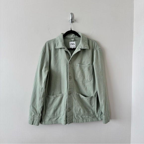 Zara-Oversized Spring/Summer Boxy Jacket (Size:Small) - Picture 2 of 10